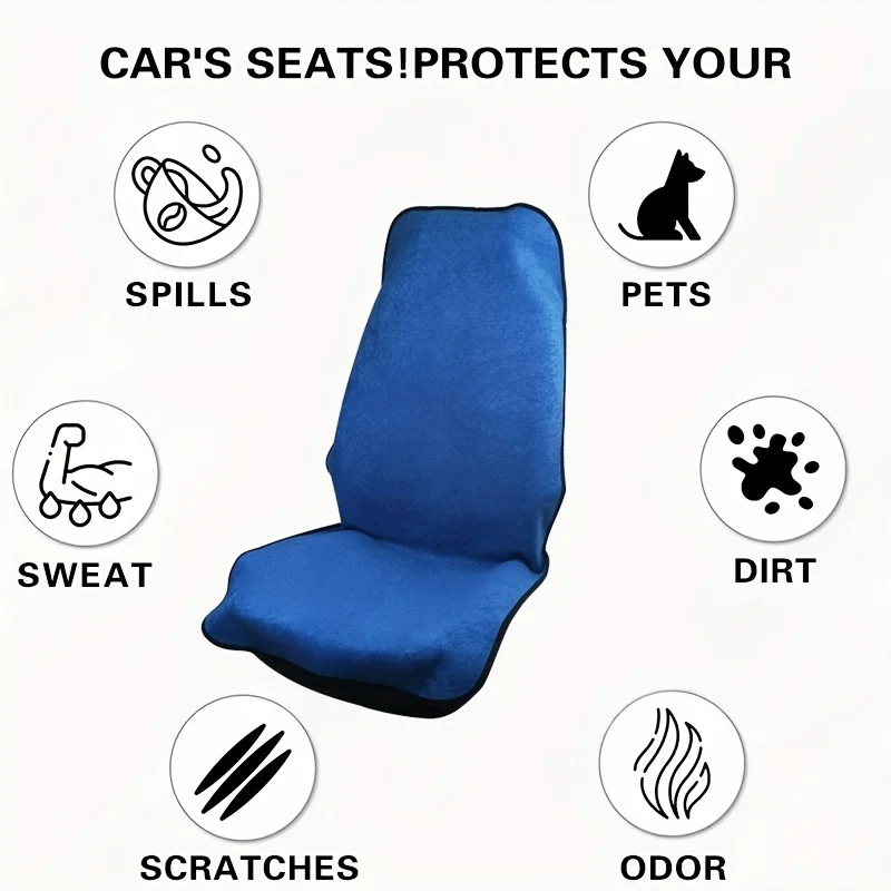 

Автомобильный чехол-накидка AUTOKING из махровой ткани, универсальный размер, подходит для большинства легковых автомобилей, внедорожников, грузовиков, фургонов, защита сидений из махровой ткани