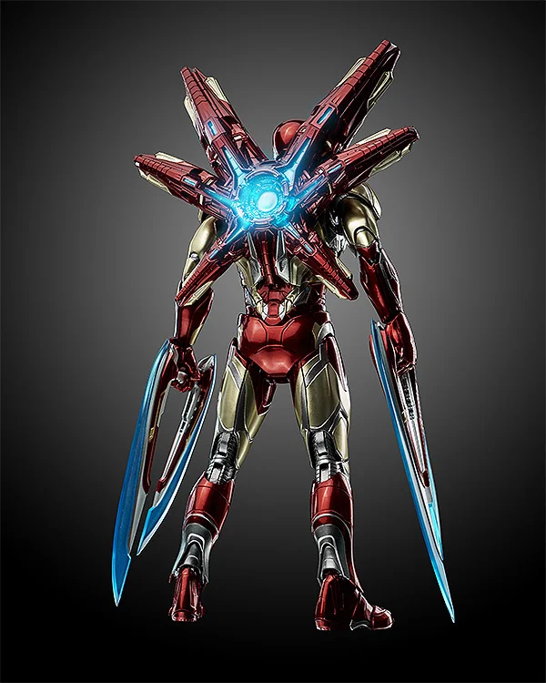100% Original Threezero Studio Infinity Saga DLX Iron Man Mark 85 อะนิเมะ Action Collection Figures ของเล่นของขวัญสต็อก