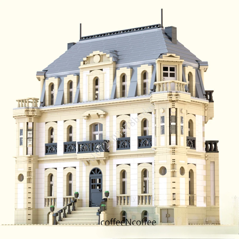 4621PCS Chazkiau Saint-Jean MOC Kreative street view Modell Bausteine Architektur DIY Bildung Montage Modell Spielzeug Geschenke