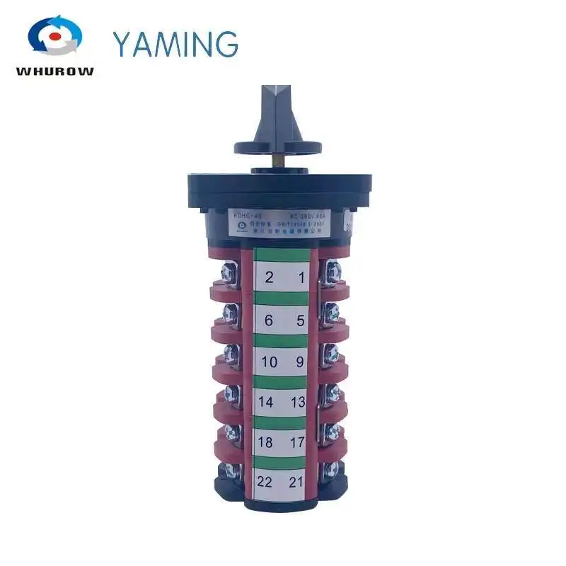 Điện máy hàn switch Đa-bước 0-3 vị trí 6 người ba lan 40A AC380V của nhãn hiệu chuyển selector chuyển đổi quay
