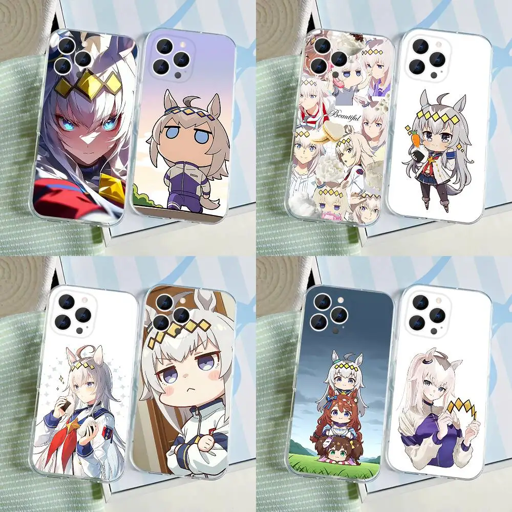 

U-Uma Musume Oguri Cap Phone Case For iPhone 17,16,15,14,13,12,11 Pro,Max,Plus,X,XS,XR,SE4,E Mini Transparent Soft Cover
