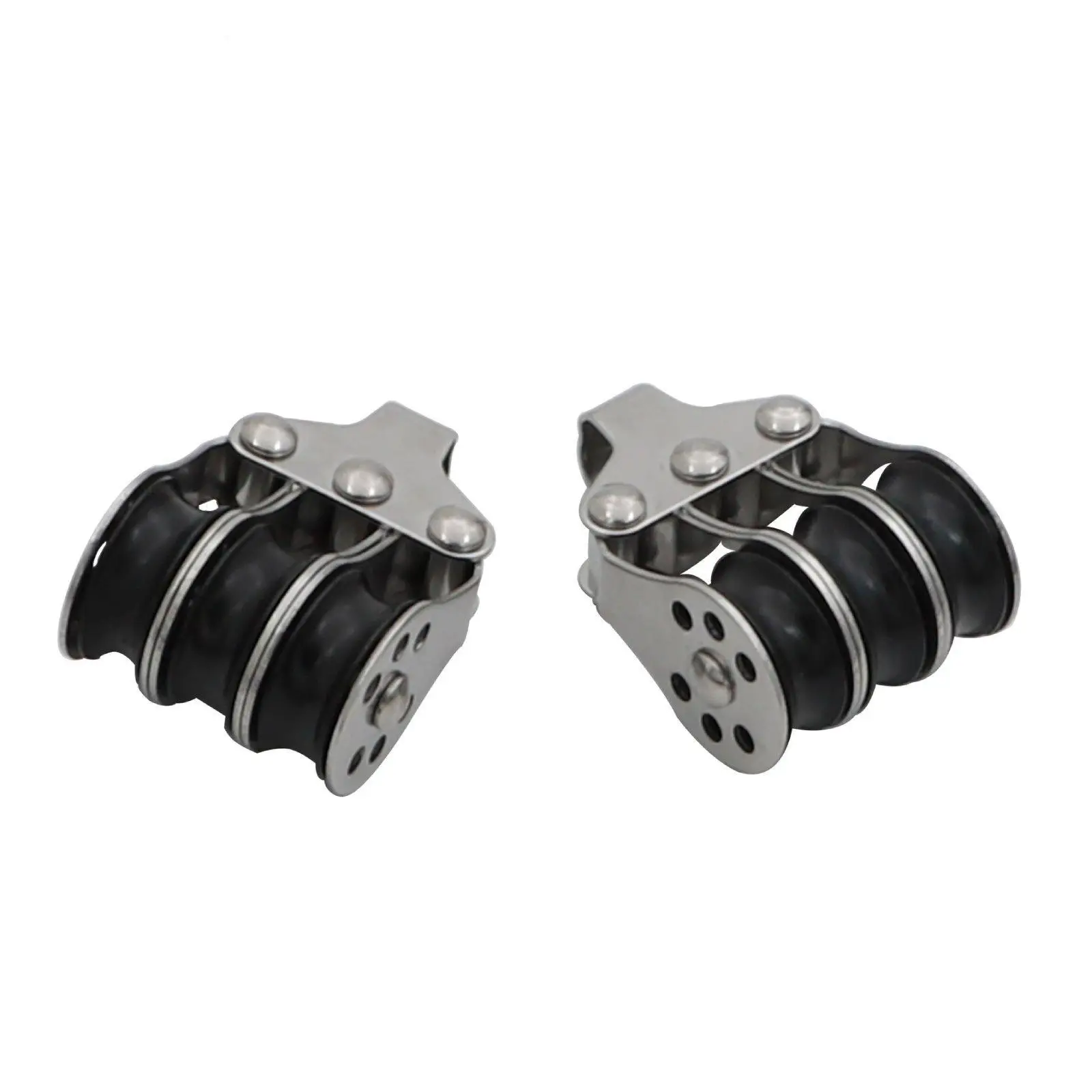 Triple Micro Block Compact for Yacht Canopy Removals Outdoor Activities