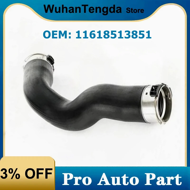 11618513851 Turbo Charger Intercooler Air Intake Hose for BMW X3 F20 F21 F22 F31 F25