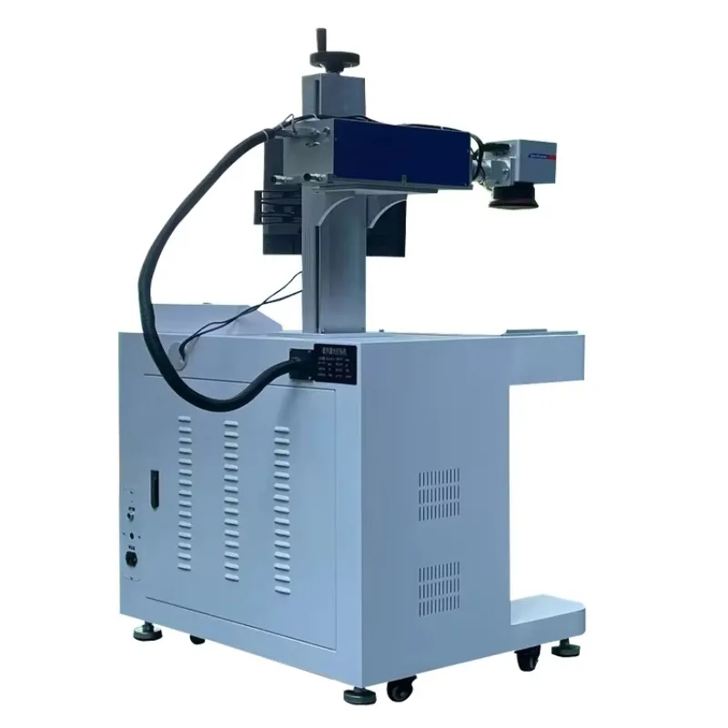 آلة الوسم بالأشعة فوق البنفسجية الصغيرة عالية الدقة 5 وات 10 وات آلة وضع العلامات الزجاجية المعدنية والخشب والبلاستيك والنقش