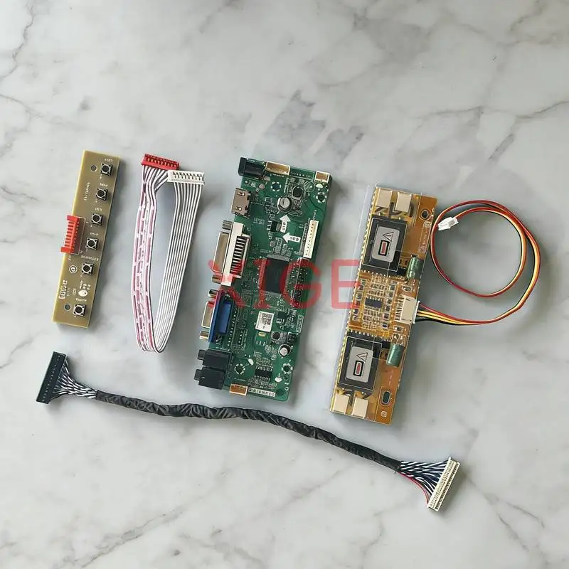 

Плата контроллера экрана, совместимая с M190MWW3 M190MWW1 HT190WG1 HSD190MGW1, 1440*900, 4-CCFL, 30-контактный LVDS, 1440x900, VGA, DVI, HDMI, комплект для самостоятельной сборки