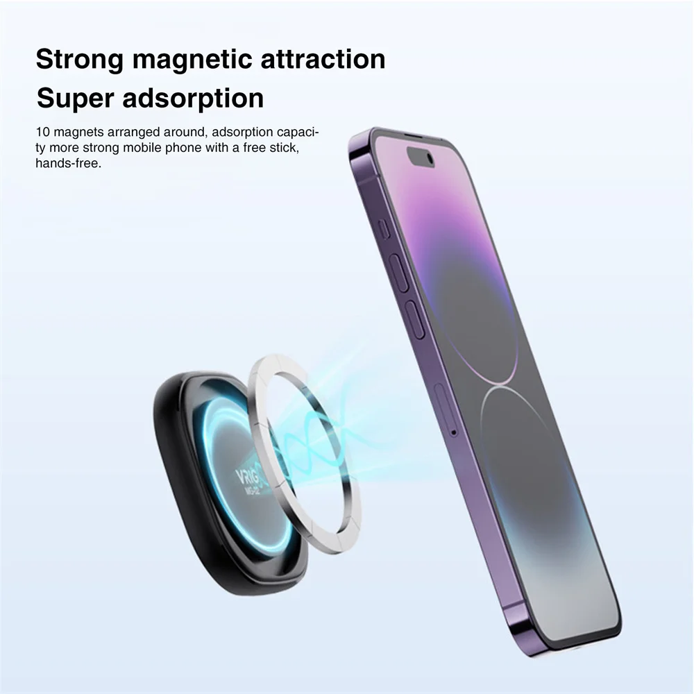 VRIG MG-02 Magnetic Mobile Phone Bracket for Magsafe Android Iphone Smarphone holder for Kitchen Bathroom Office Wall Stickers