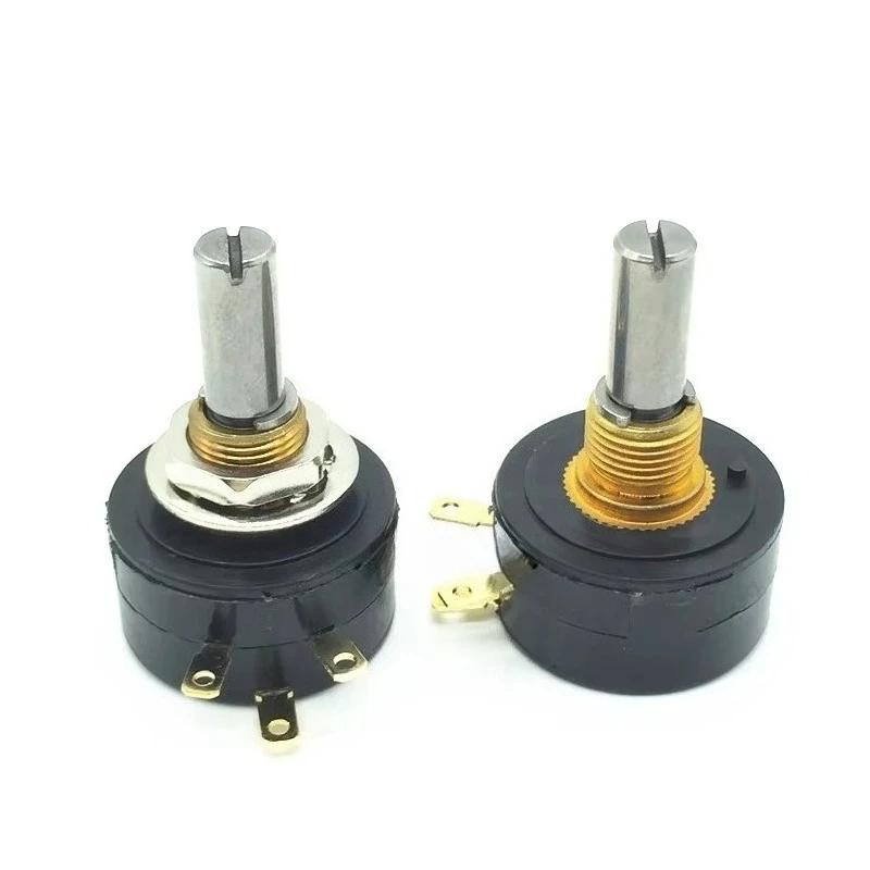 1pcs，Conductive plastic potentiometer，WDD22P1，1K 2K 5K 10K，2W，360-degree infinite rotation in a single lap