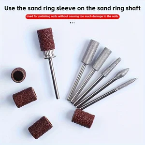 LINMANDA Brocas para unhas Gel Brocas para lixas de unhas Removedor de cutícula Brocas para unhas com estojo Acessórios para brocas para unhas Suprimentos para arte em unhas 8 principais vendas removedor de cuticula - №4