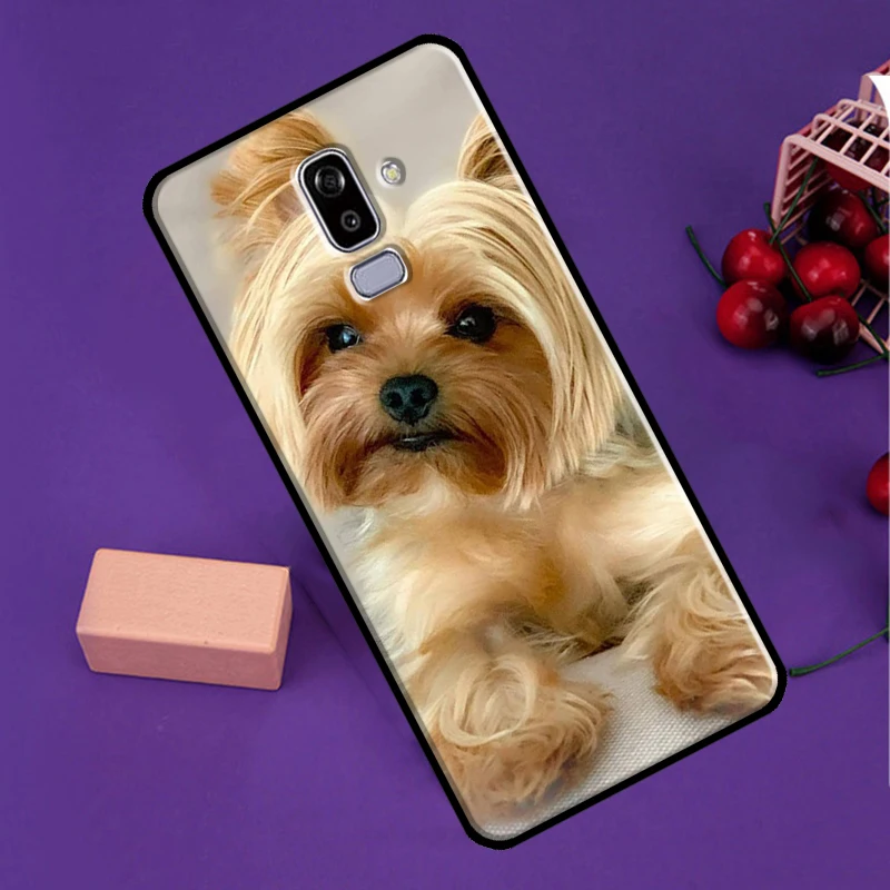 Yorkshire Terrier Dog Case For Samsung Galaxy J4 J6 Plus A6 A7 A8 A9 J8 2018 J3 J5 J7 J1 A3 A5 2016 2017 Coque view 2