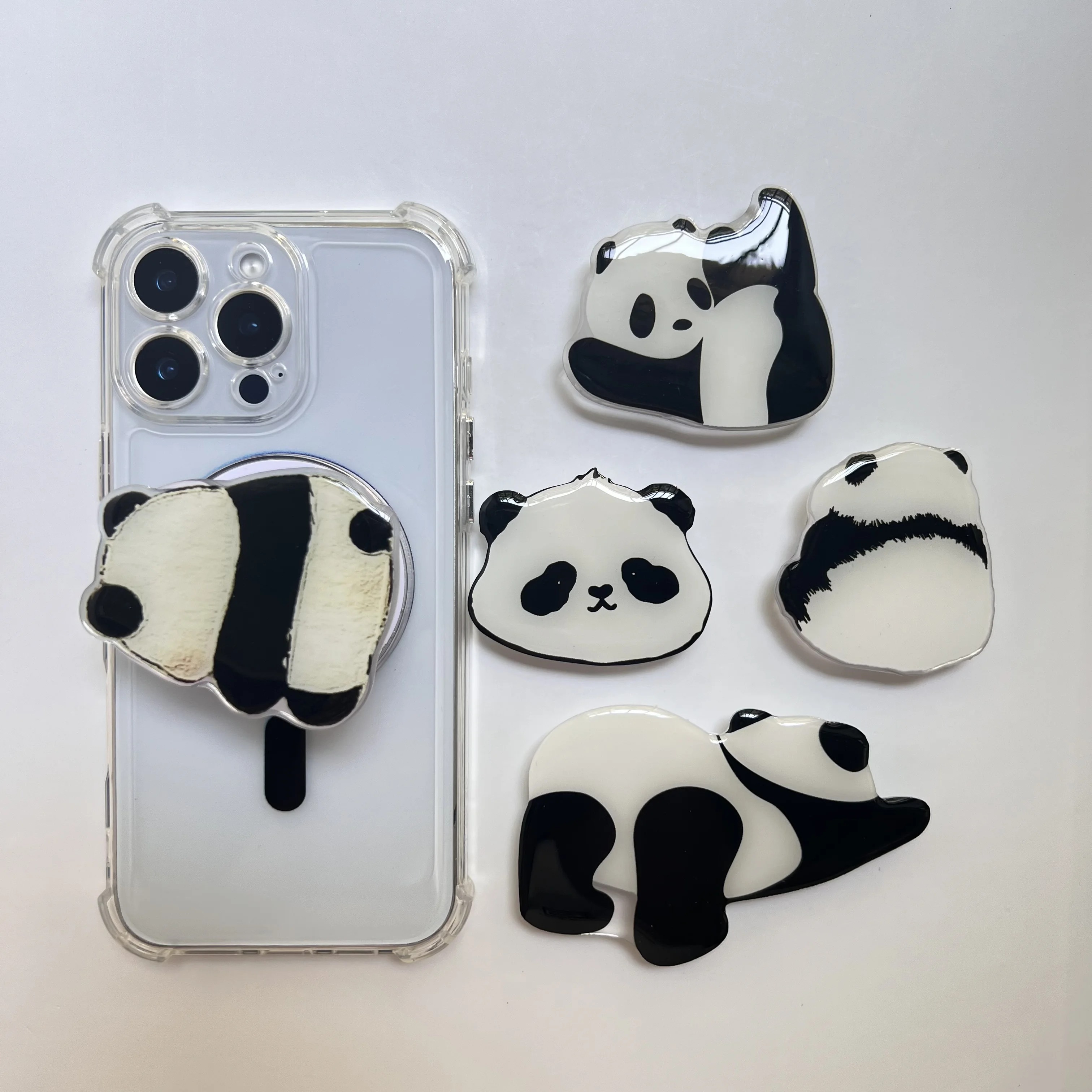 

Милый питомец, милая панда, держатель для телефона Griptok, поддержка чехлов для IPhone, Samsung, Grip Tok, розетка, кронштейн, подарок для девочки