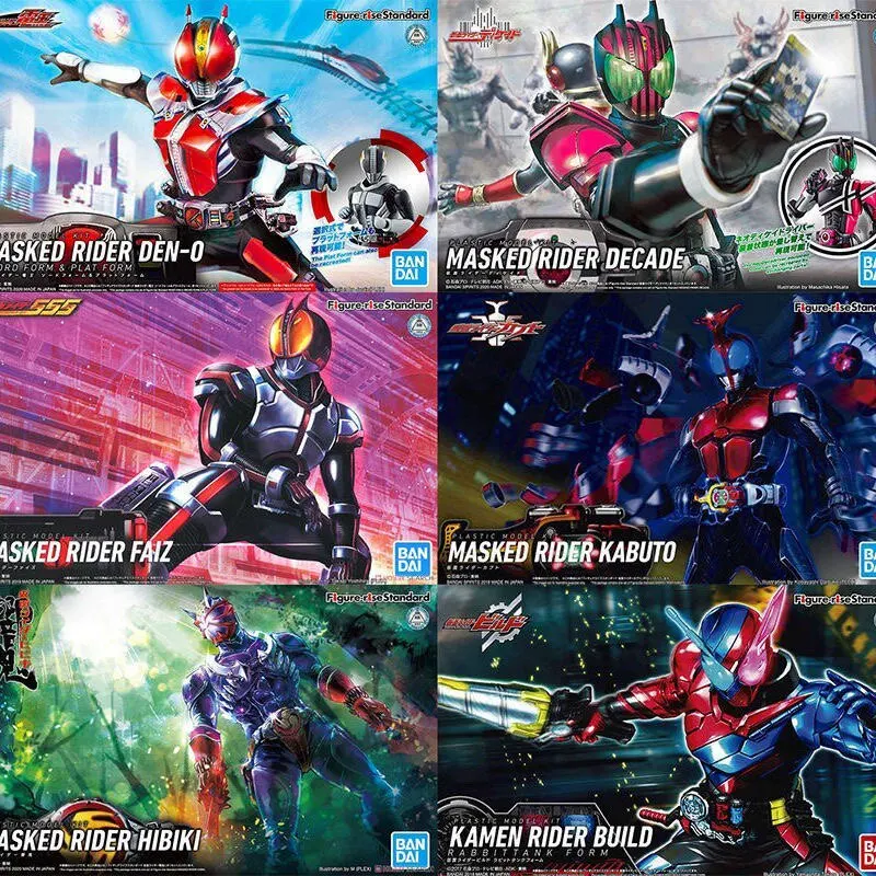 

Bandai Masked Rider Decade Dcd Figure Rise Standard Plastic Assembly Model Kit Kamen Rider Collectible Action Figure Anime Hobby