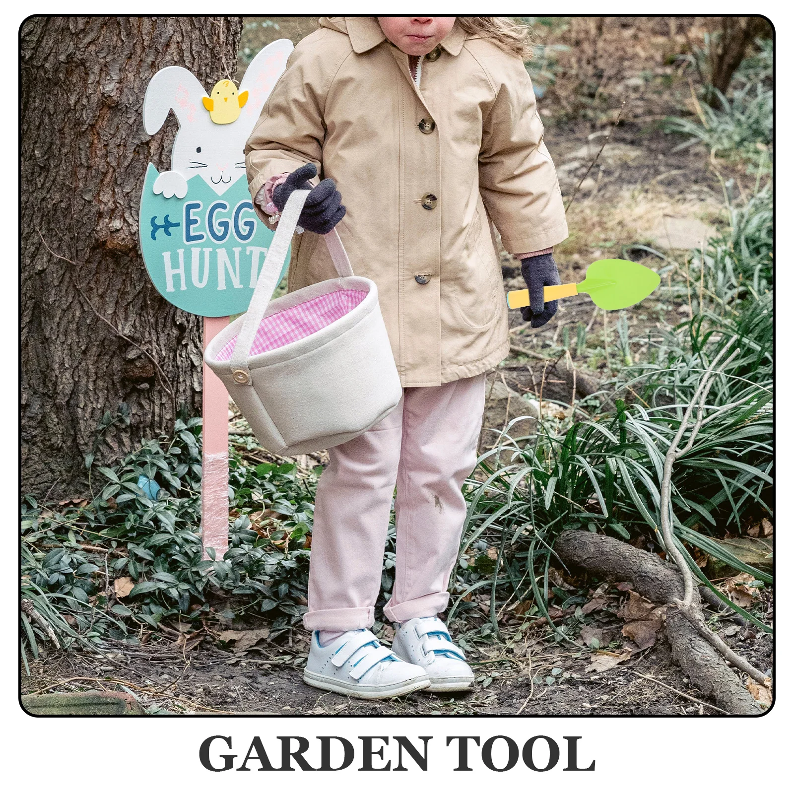 

1Set Children's Garden Tool Set Heavy Duty Plastic Shovels for Hard Soil Transplanting Flower Planting Yard Lawn Cultivation