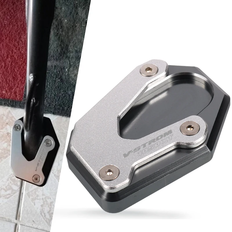 

Motorcycle Kickstand Foot Side Stand Extension Pad Support Plate Enlarge For V-STROM 1050 V-strom 1050XT Vstrom 1050 2020-2023
