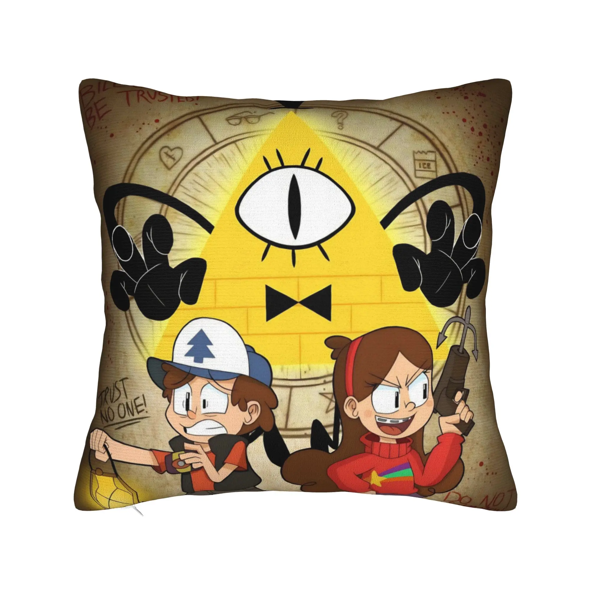Decorative Pillowcase G-Gravity Falls Merch Car  Throw Pillow Case Cover Square Multiple Sizes