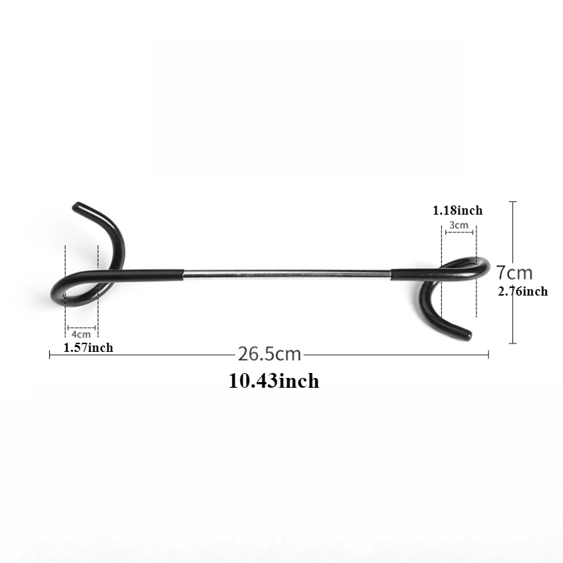 Stainless Steel Light Stand Holder Hooks Portable Multifunctional Hook Accessories Lantern Hanger Outdoor Camping Tools