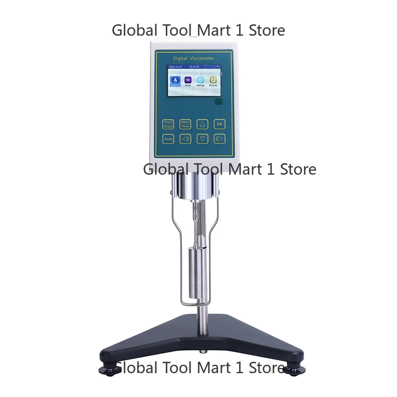 Instruments Rotary Pointer Viscometers High Precision Paint Viscosity Testers with Temperature Sensors
