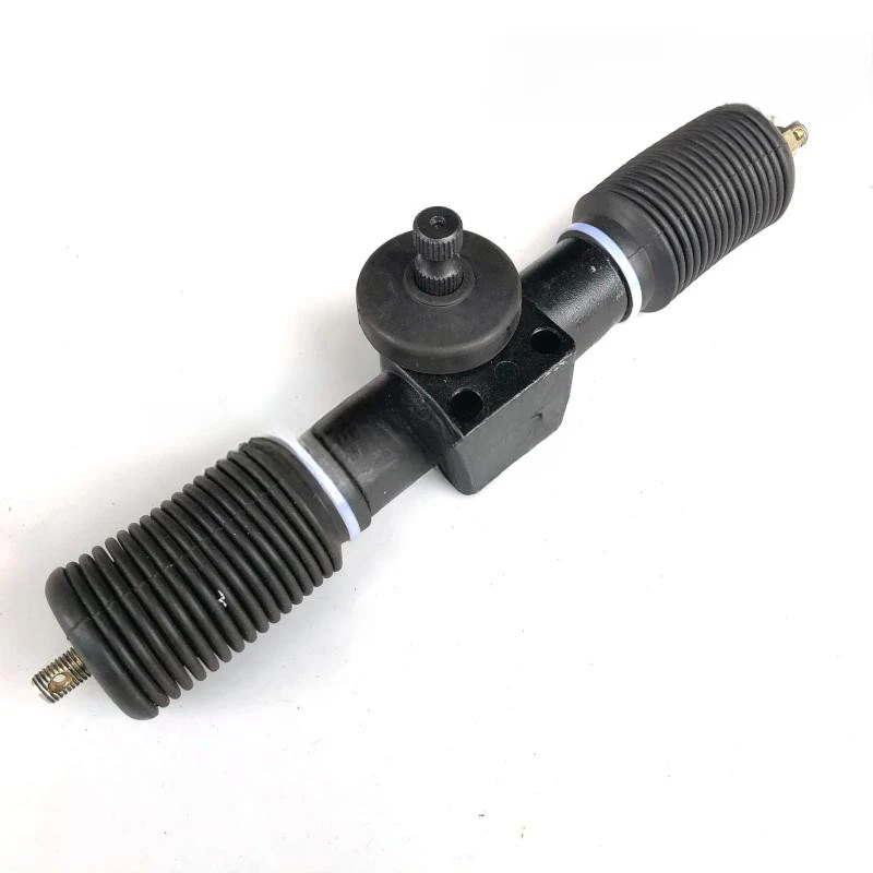 Modified four-wheel electric motorcycle go-kart steering machine tie rod ball head accessories 32CM aluminum steering machine 1.