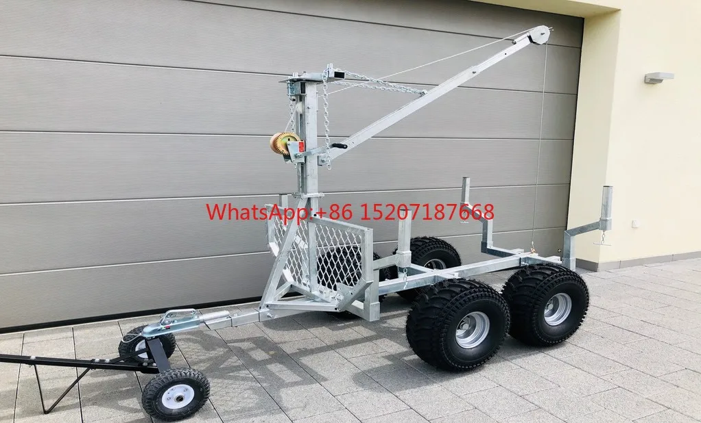 

All Terrain Vehicle Timber Trailer with Heavy Duty Frame and Axle