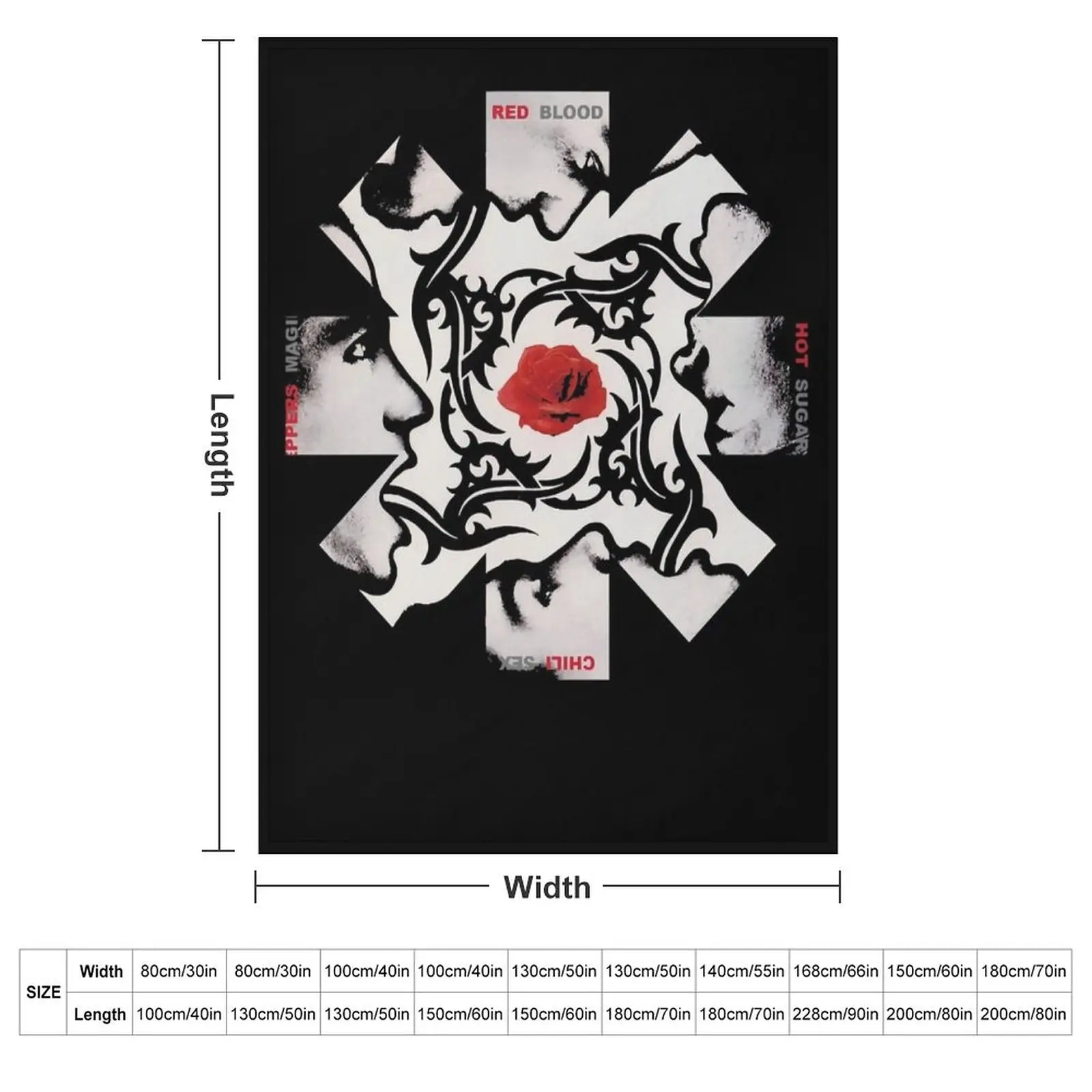 Blood Sugar Sex Magik Album Art Asterisk Shirt Essential Throw Blanket for sofa Cute For Sofa Thin Blankets
