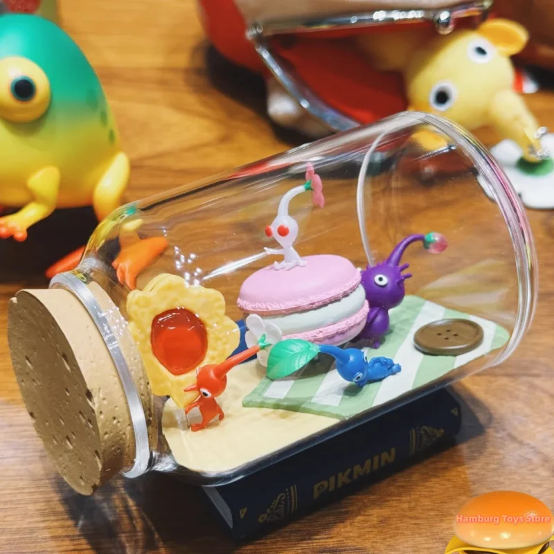 Re-Ment Pikmin Terrarium2 Collection Game Anime Mini Figures Candy Toys Gifts Action Figures Decorations