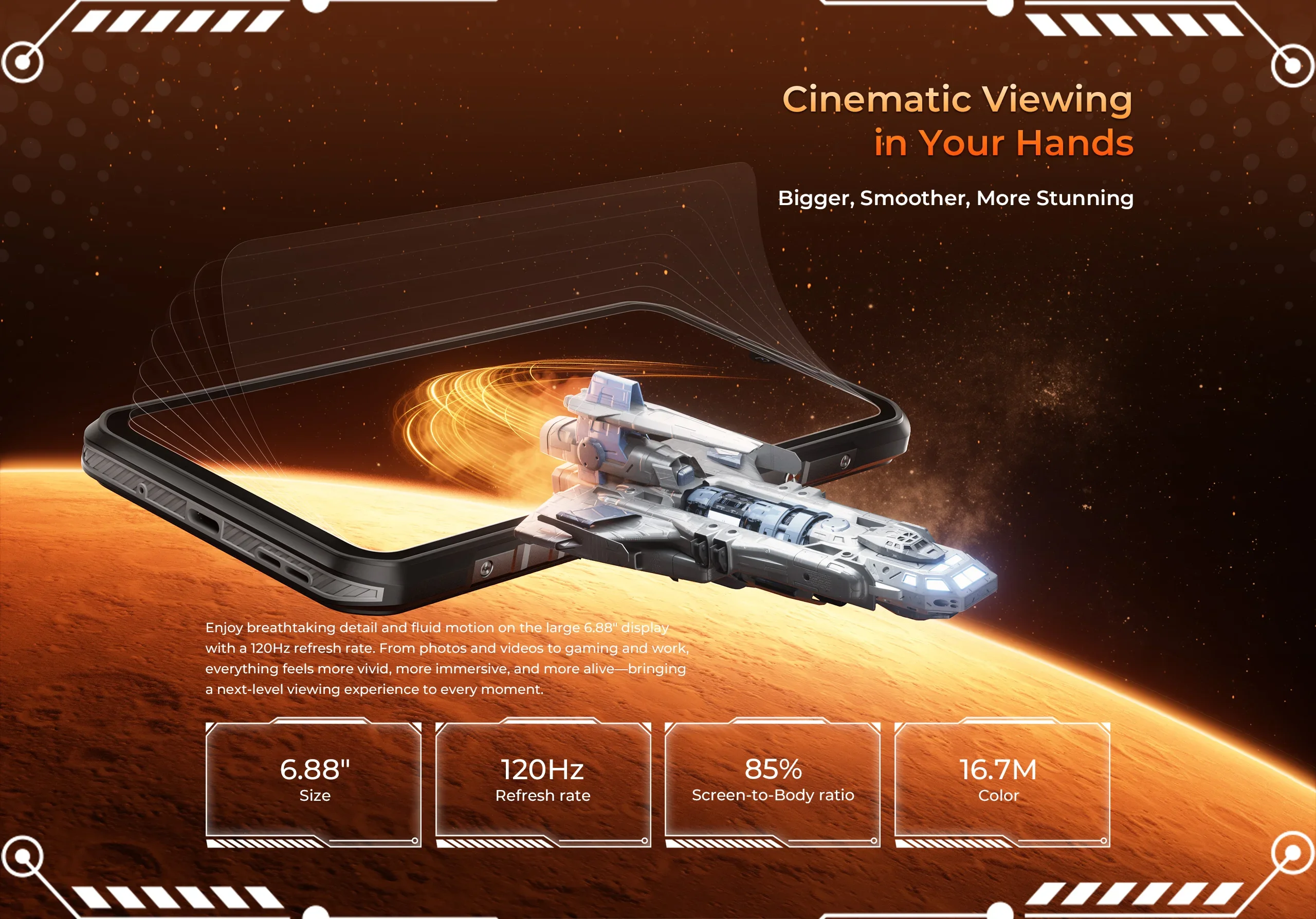 [Shipping From Poland] OUKITEL WP68 Air 5G  Android 16.0 Rugged Smartphone 8000mAh Battery 45W 36GB(12+24) RAM 512GB ROM  Fast Charging 6.88" 120Hz Display Dimensity 7025 64MP Camera NFC