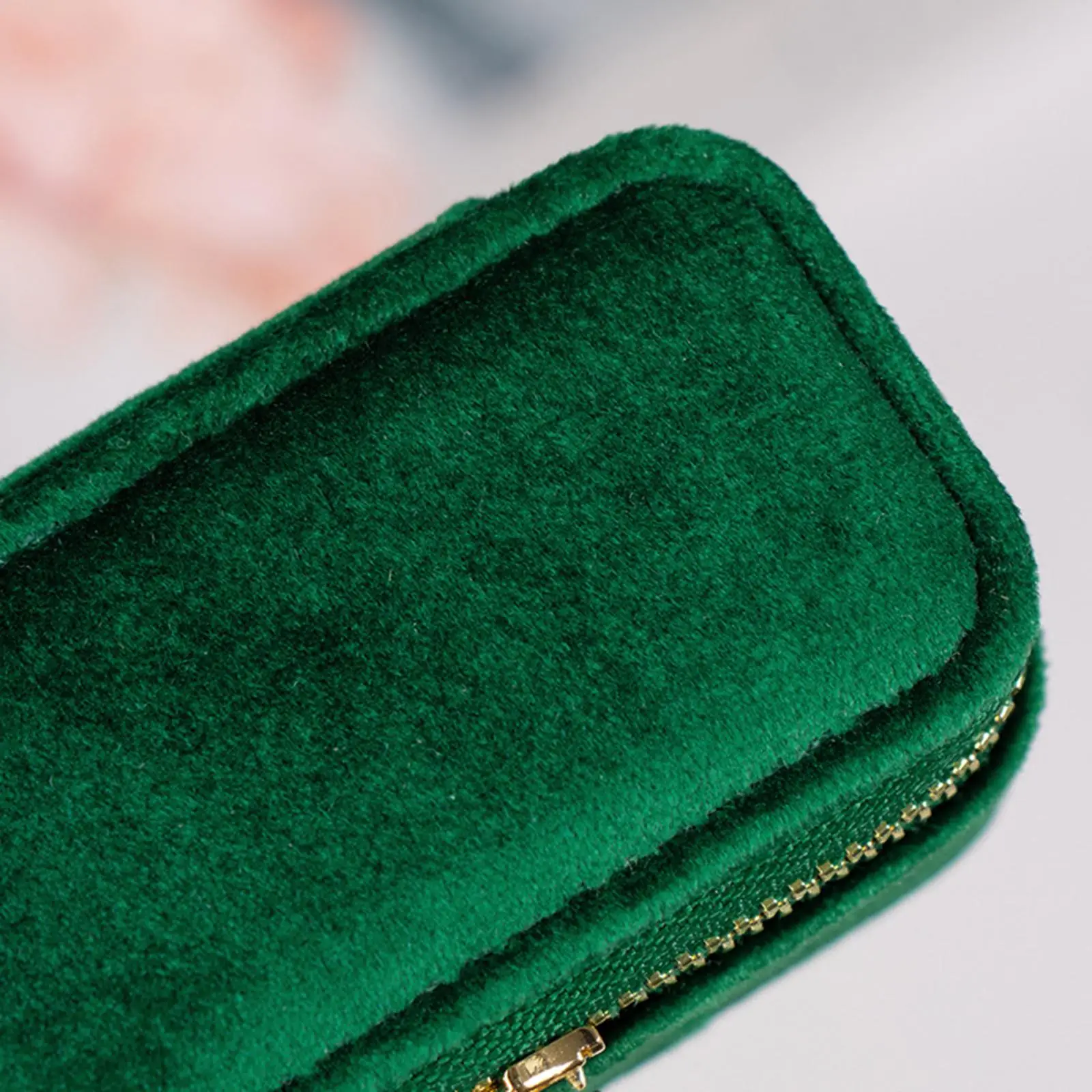 صندوق تخزين المجوهرات، صندوق مجوهرات مدمج لترصيع الأذن والخواتم #5