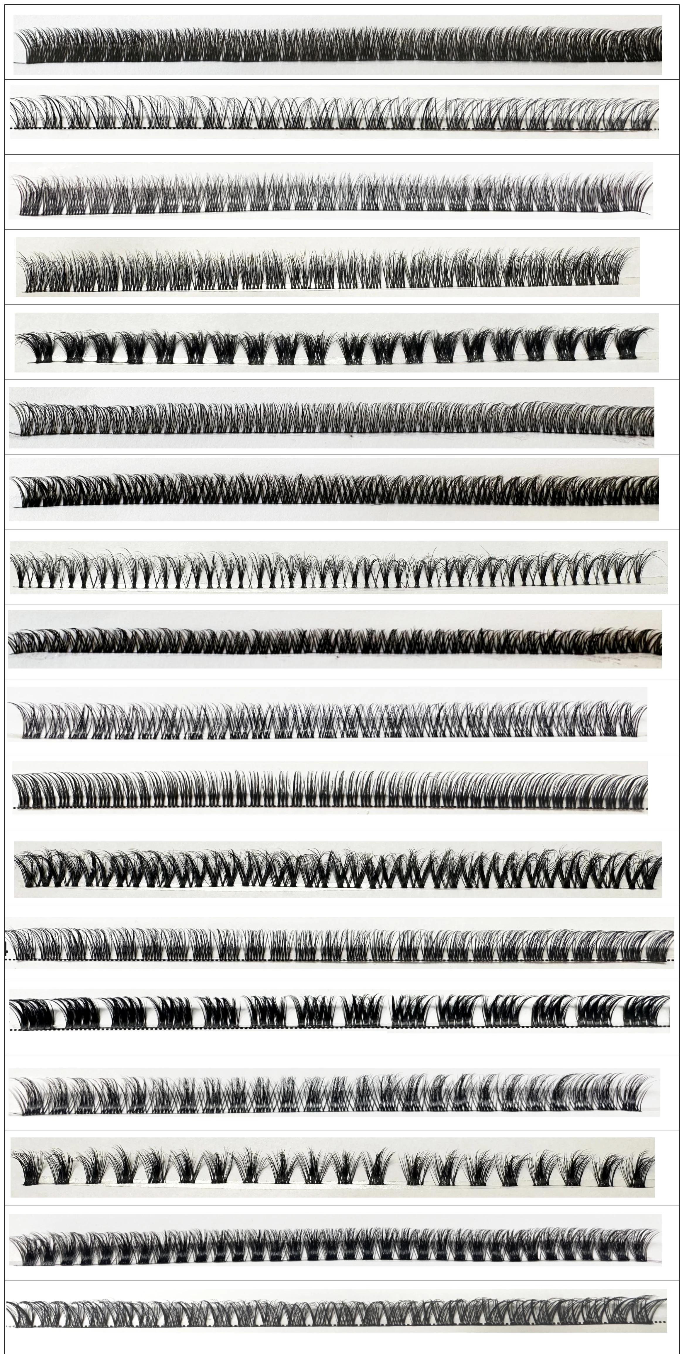 Natürliche Cluster-Wimpernverlängerung, D-Curl, einzelne Wimpern für Anfänger, superfeines Band, dünne, weiche, leichte, wiederverwendbare Wimpern – Detail 22