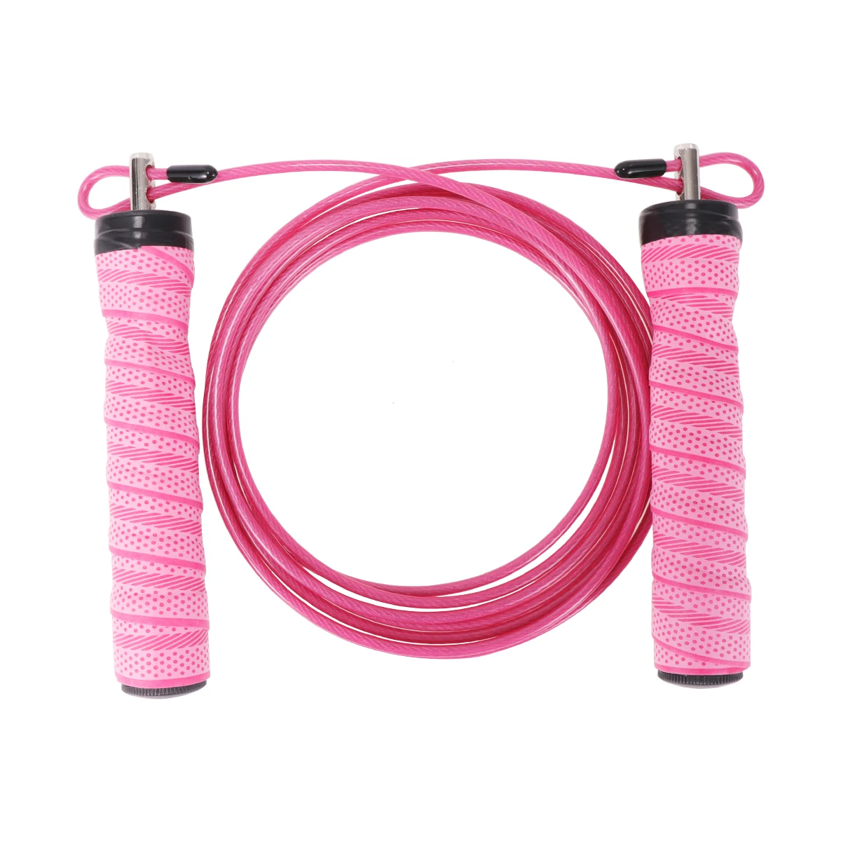 

Sweat Absorbent Jump Ropes Fitness Sports Exercise Lightweight Handles Smooth Rotation Anti Slip Foldable Travel
