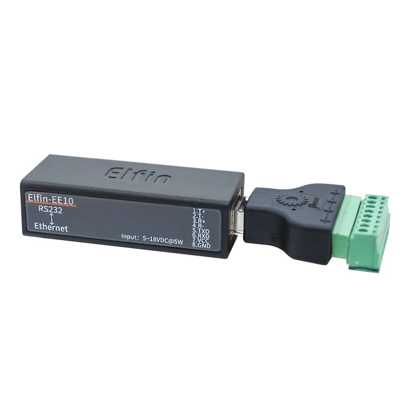 Seriële Poort Rs232 Naar Ethernet Seriële Poort Apparaat Server Ondersteuning Tcp/ip Telnet Modbus Tcp Protocol Ee10