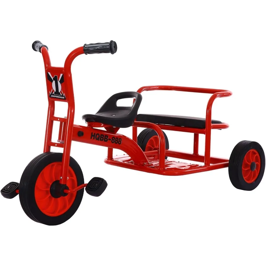 

Трехколесный велосипед для детей от 28 лет: идеально подходит для дошкольников, детского сада и игр на открытом воздухе. Регулируемая высота сиденья. Прочные безвоздушные резиновые шины.