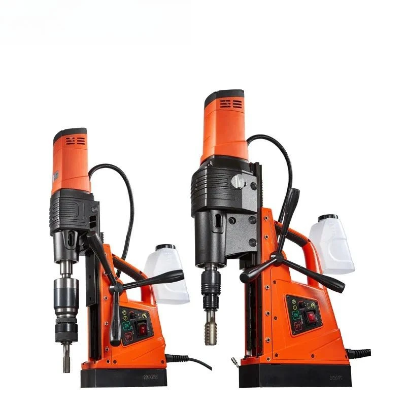 Magnetic Drill Press Forward Reverse Stepless Tapping Integrated Power Tool for Metal Drilling Rig Machine