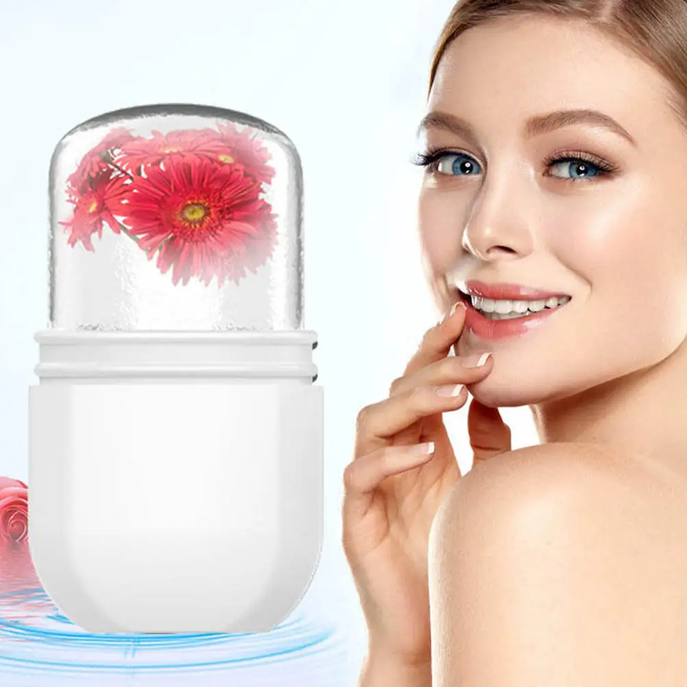 

Ice Face Roller Unicorn Style Reusable Silicone Facial Roller for Skin Tightening Pore Reduction Redness Soothing Gift Idea