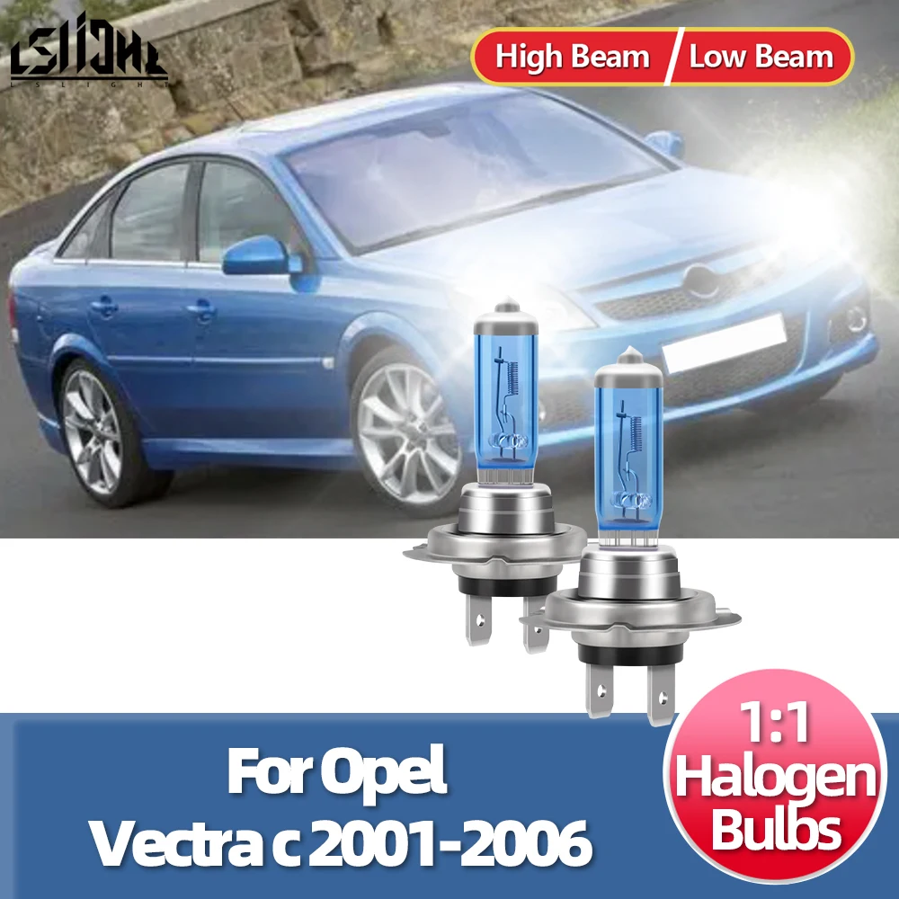 

LSlight For Opel Vectra c 2001 2002 2003 2004 2005 2006 Car Halogen Headlights 100W Auto Bulb 6000K Ultra Bright White Headlamps