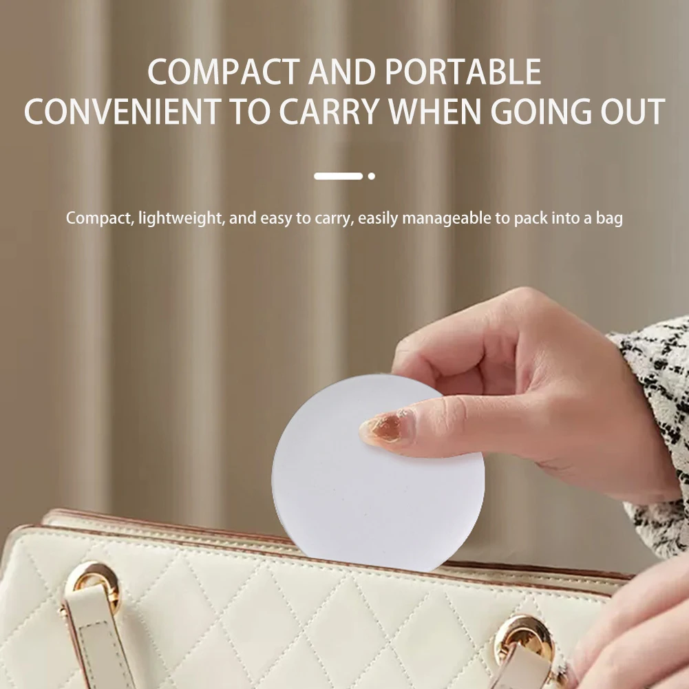 Miroir de maquillage pliable Portable, miroir de maquillage de voyage avec lumière LED, miroir Compact pour femmes, outils de maquillage de poche