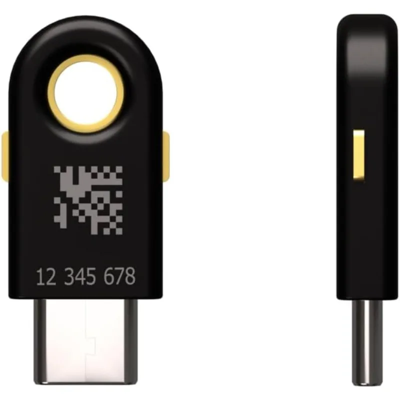 YubiKey 5C - Two Factor Authentication USB Security Key, Fits USB-C Ports - Protect Your Online Accounts with More Than