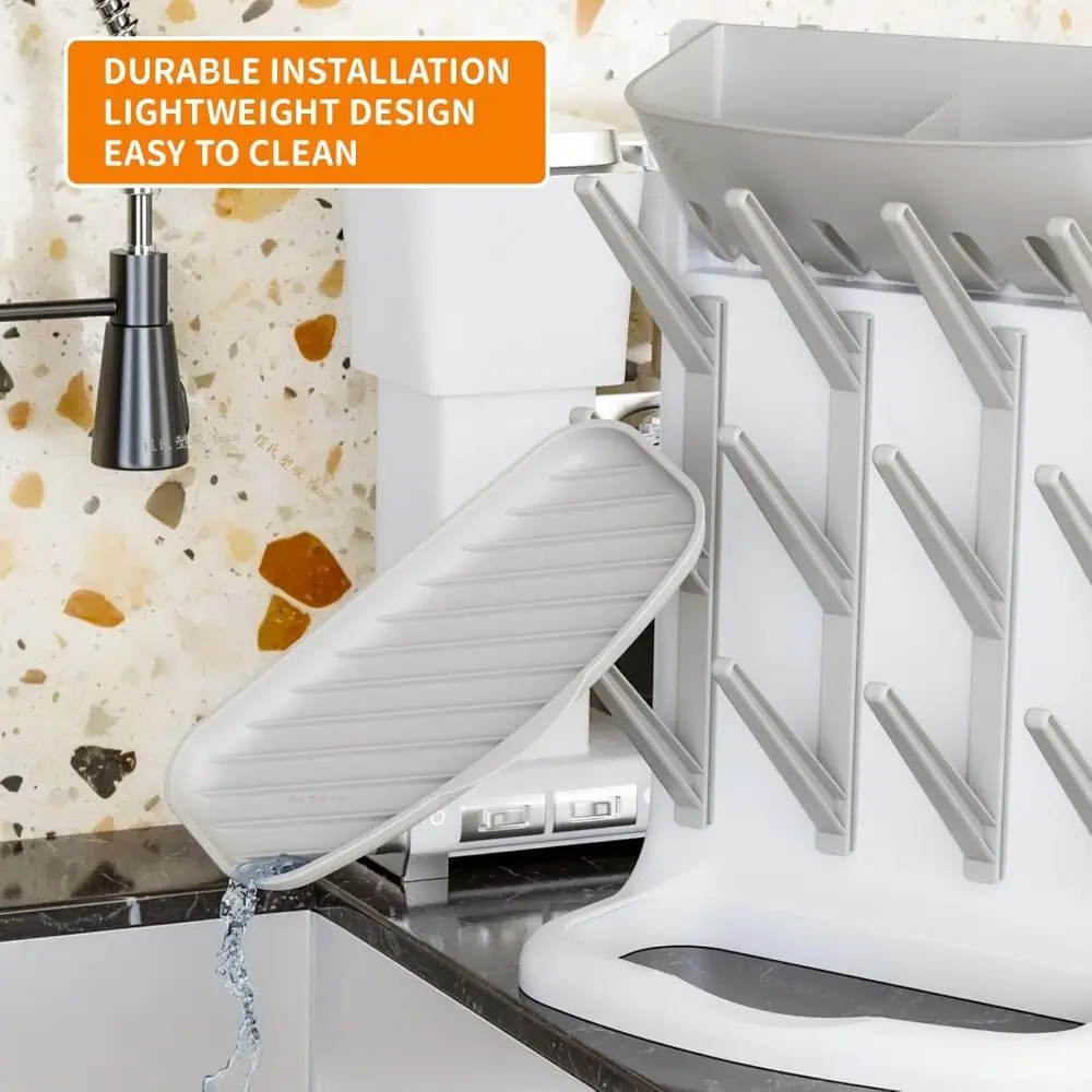 Vertical Baby Bottle Drying Rack Multi Tiered Large Drying and Draining Stand Space Saving Feeding Bottles Drying Holder