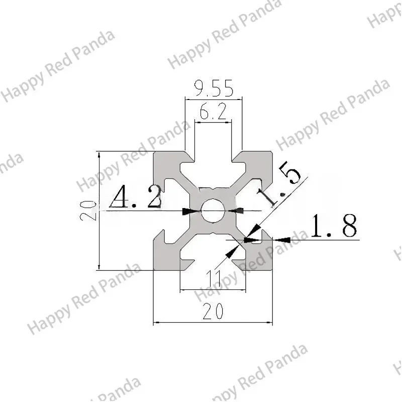 Funssor voron2.4 extrusion frame Kit with fasteners  for Voron2.4 3d Printer 250mm 300mm 350mm