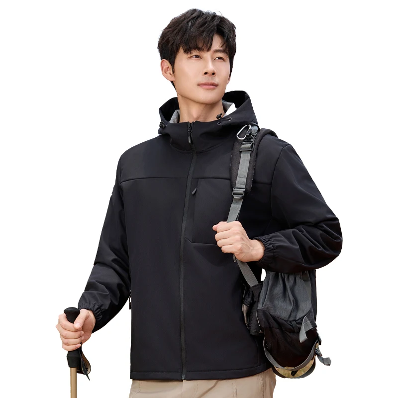 

Men Waterproof Jacket Windproof Sun Protect Warm Tops Rain Wind Breaker Hiking Coat Fitness Running Jogging Sport Hoodies