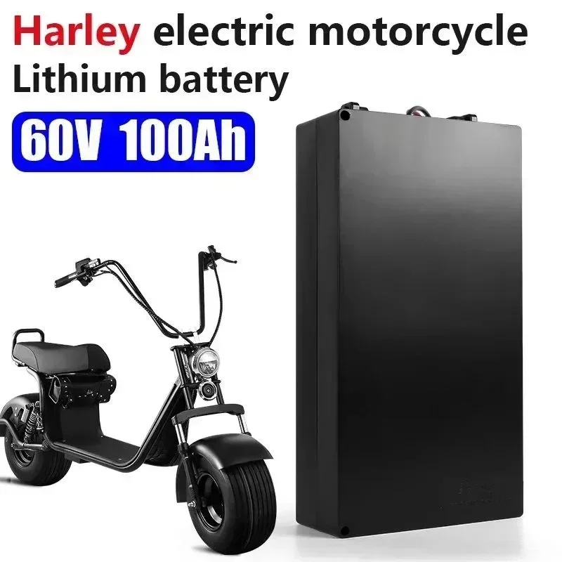 

60V 100ah Lithium Battery Pack for Electric Motorcycle 18650 CELL 300-1000W Use for Citycoco Scooter Bicycle Tax +Free Shipping