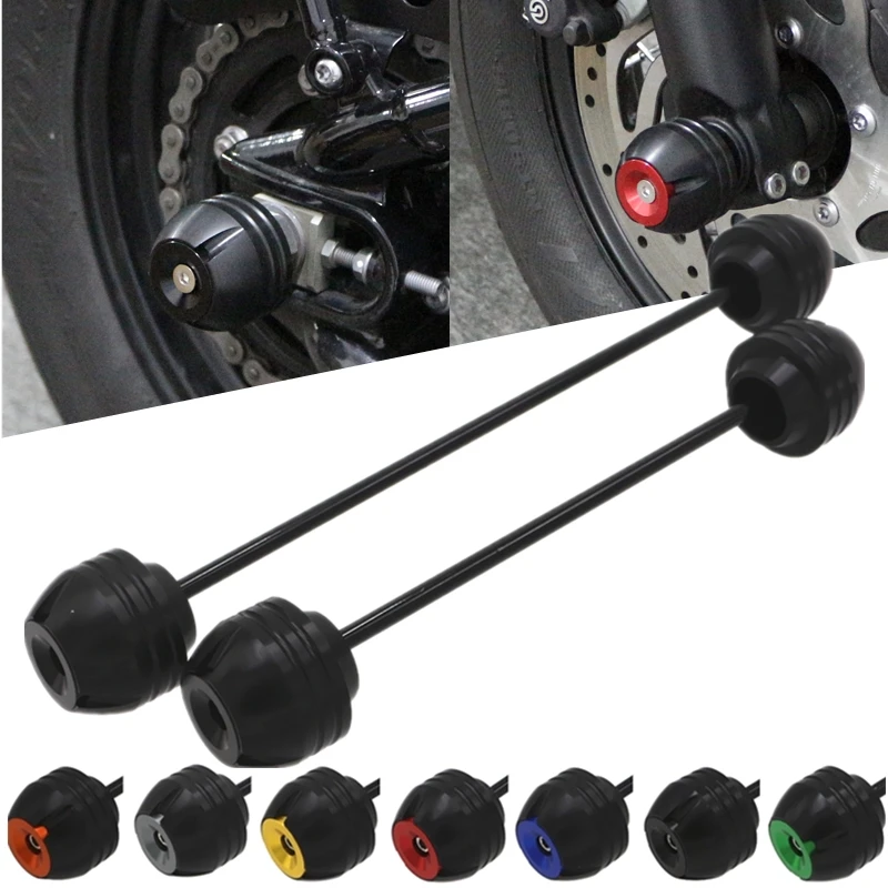 حامي العجلات الأمامية والخلفية ، منزلق تحطم الشوكة ، ملحقات الدراجات النارية ، سوزوكي GSXR1300 GSX 1300R هايابوسا 08-18 GSX1300R
