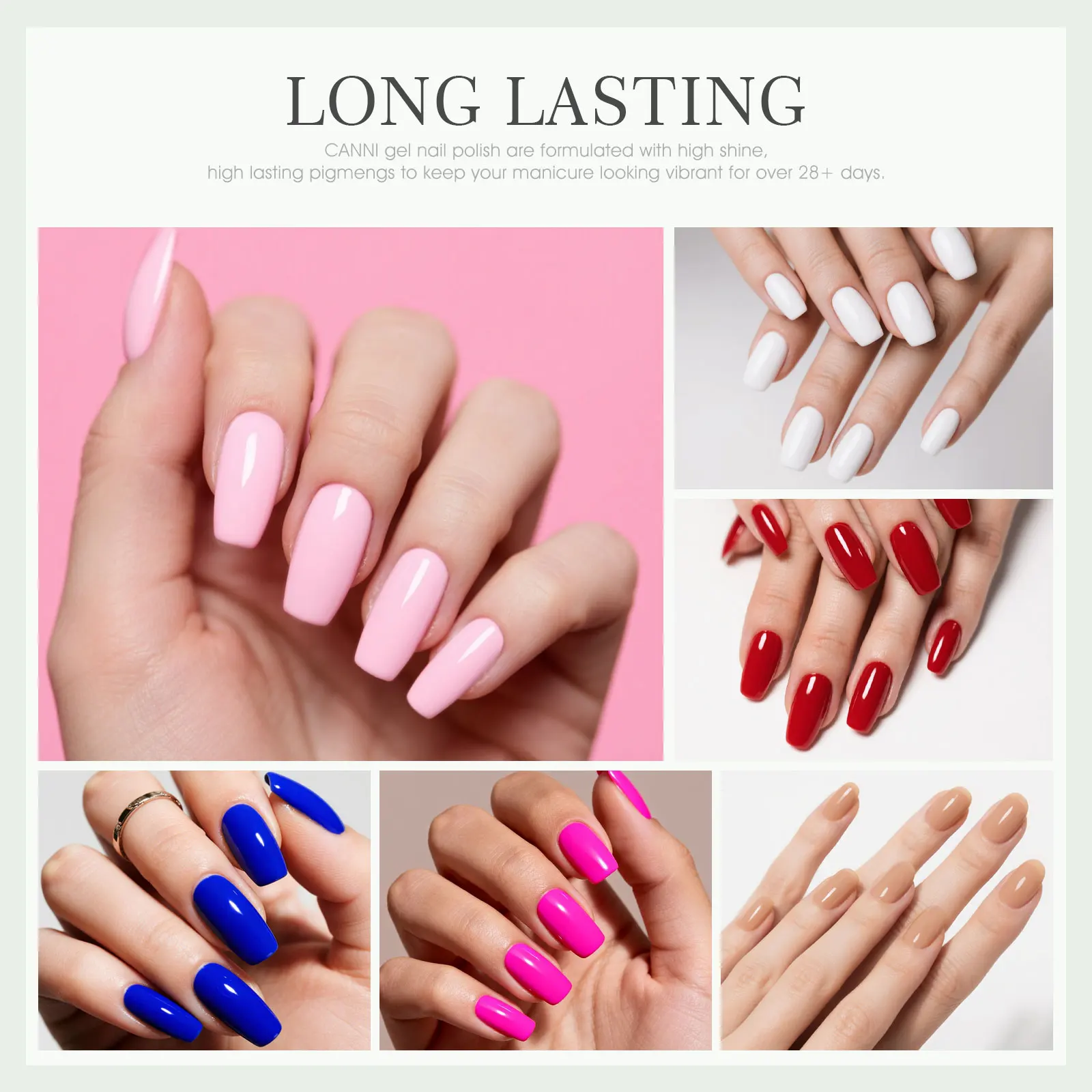 CANNI 16ml Diamond Top Coat TPO-FREI HEMA-FREI Abziehbarer UV-LED-Gel-Lack Nagelkunst Hochglanz-Schutzlack Nagelgel – Detail 10