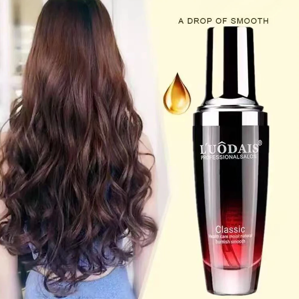 Argan Oil Hair Essential Oil Hair for Salon Smoothing Dry Frizzy Multi-functional Argan Hair Care Product Professional Hair Care