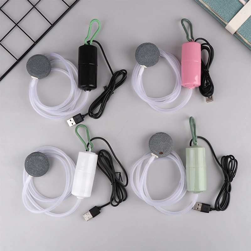 Aquarium USB Air Pump Fish Tank Silent Air Compressor Aquarium Portable Mini Oxygenator Oxygen Aerator Aquarium Accessories