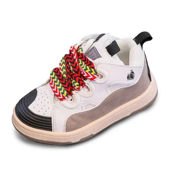 러닝 테니스 스니커즈, 소년 소녀 슬립온 캐주얼 신발, 어린이 학교 학생 스포츠 디자이너 신발