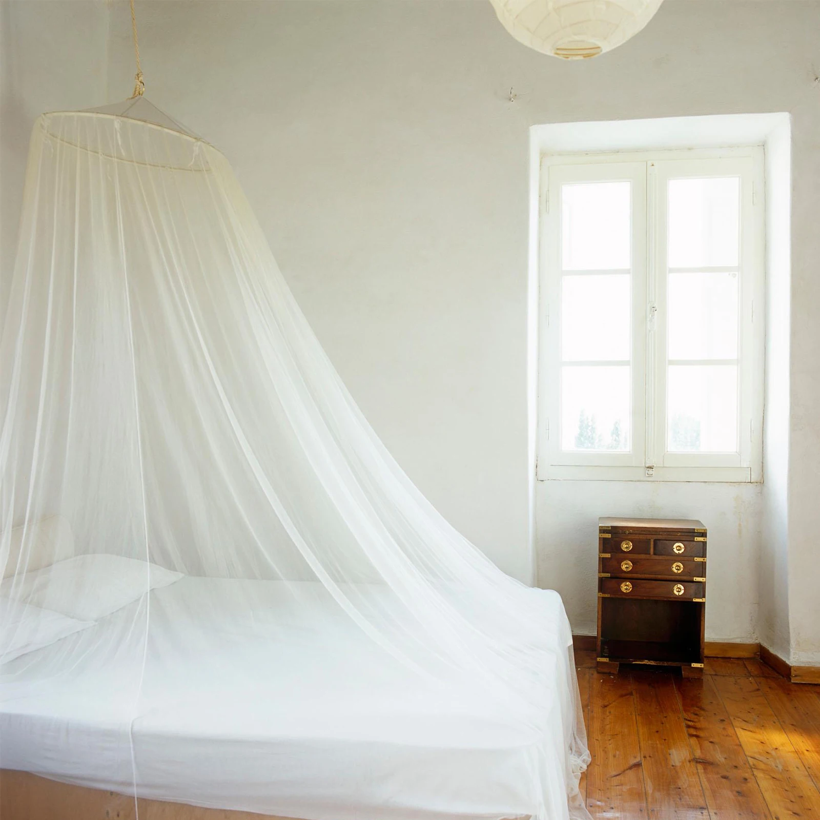 

Baby Crib Mosquito Net 150X80Cm White Ceiling Hanging Mesh For Cribs Bassinets Playpens Bug Proof Netting 25 Holes Per Square Cm