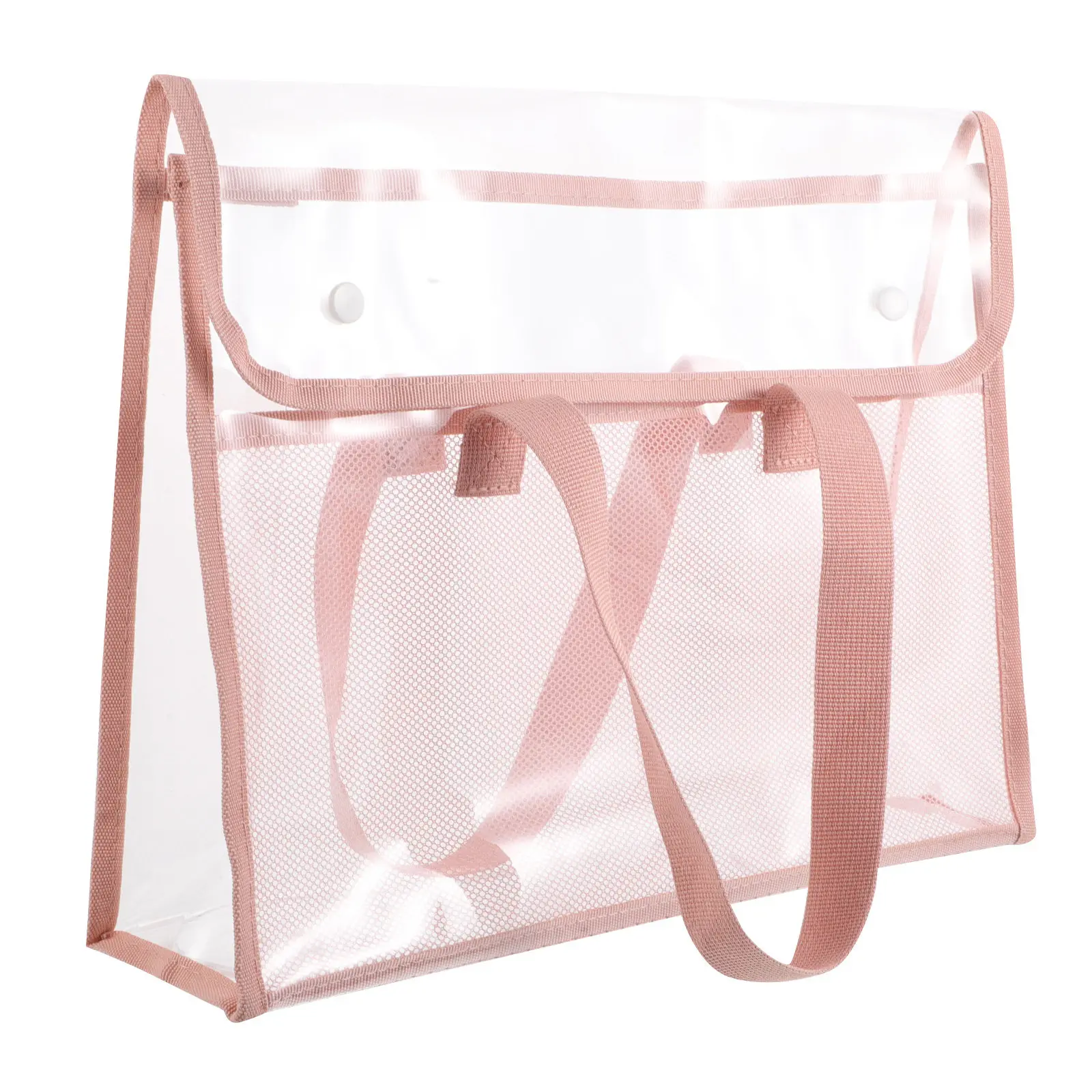 

Transparent Tote Bag Waterproof Beach Travel Bag Large Capacity Clear Handbag Pool Swim Shopping Outdoor Activities