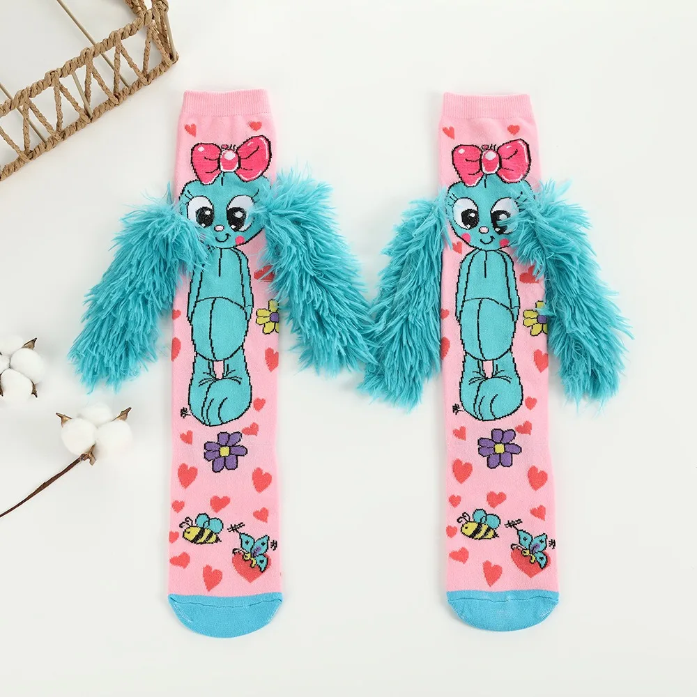 

New Cartoon Knee Socks Penguin Koala Long Socks Breathable Funny 3D Socks