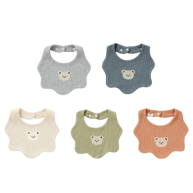

Babies Bibs Absorbent Cotton Babies Bibs for Feeding & Teething Newborn Bibs