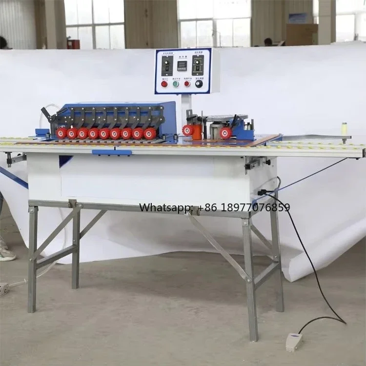Hot SaleSmall Portable Automatic Cabinet Edging Machine PVC Melamine Portable Edge Banding Machine