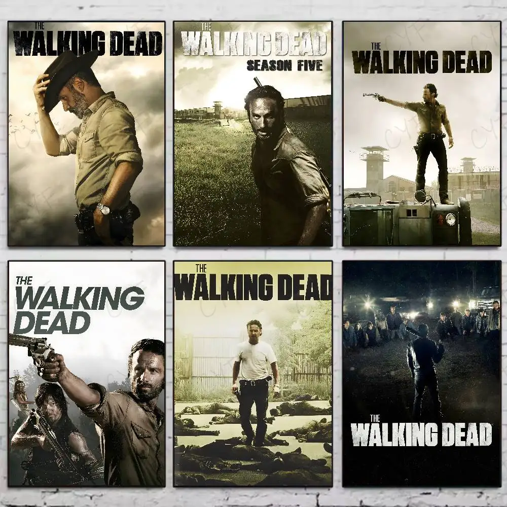 برنامج تلفزيوني W-Walking Dead ملصق الفيلم عالي الجودة للنوم وغرفة المعيشة جمالي لتزيين الحائط ملصقات هدية